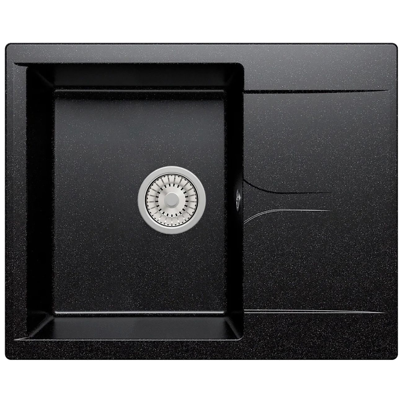Изображение товара Мойка кухонная POLYGRAN GALS-620 №16 черный(444515)