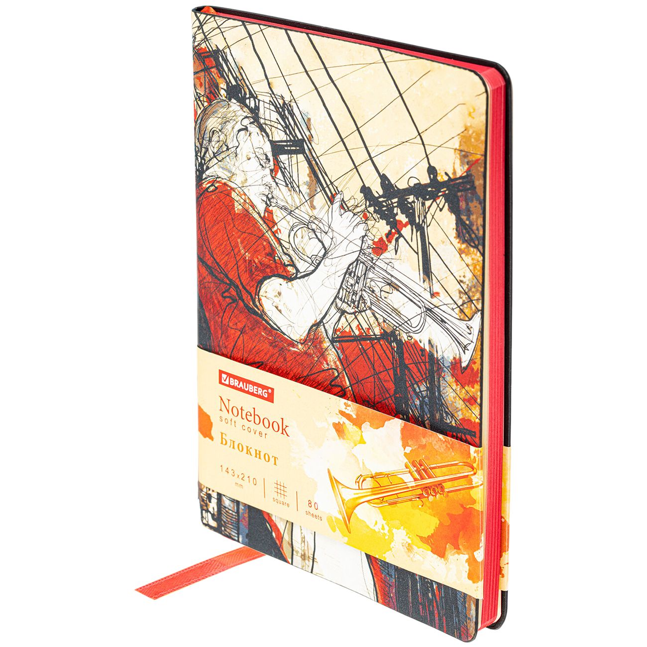 Изображение товара Блокнот А5 Brauberg А5 VISTA Jazz 80л