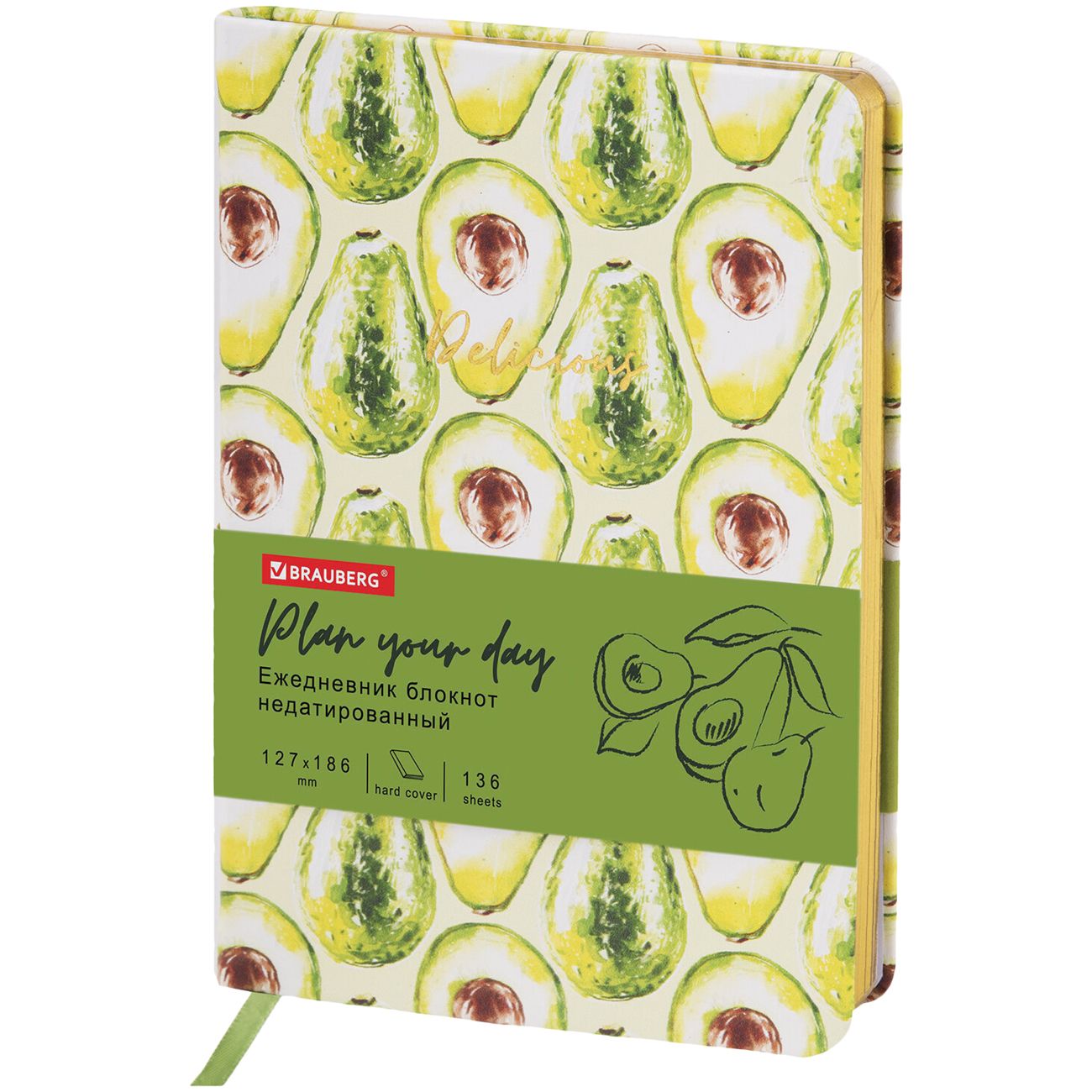 Изображение товара Ежедневник Brauberg B6 VISTA Avocado