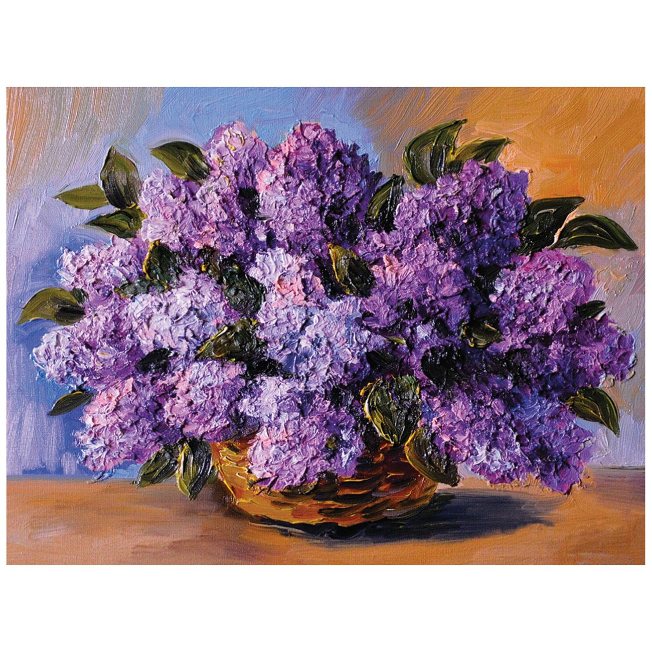 Изображение товара Картина стразами Остров сокровищ Пушистая сирень,30х40см (662402)