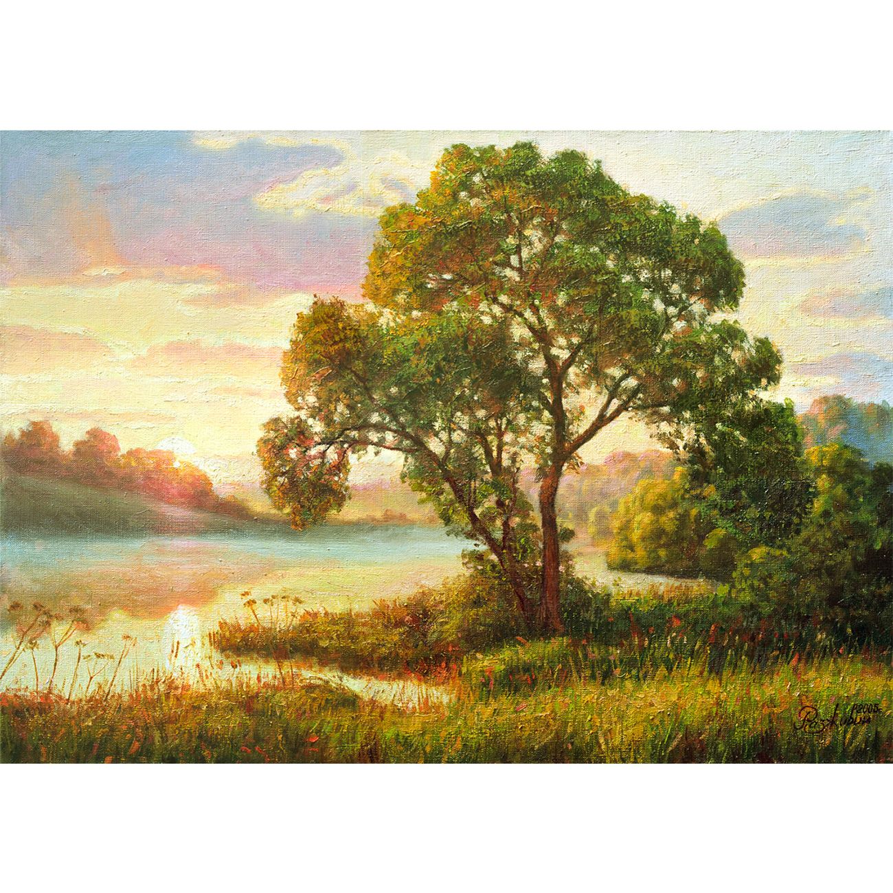 Изображение товара Картина стразами Остров сокровищ Мелодия заката, 40х50см (662582)