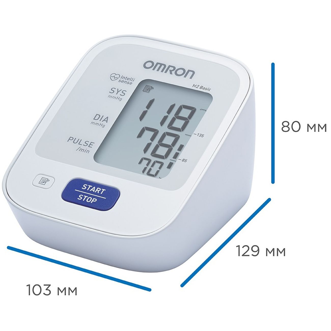 Купить Тонометр OMRON M2 Basic ALRU с адаптером автоматический  HEM-7121-ALRU в каталоге интернет магазина М.Видео по выгодной цене с  доставкой, отзывы, фотографии - Москва