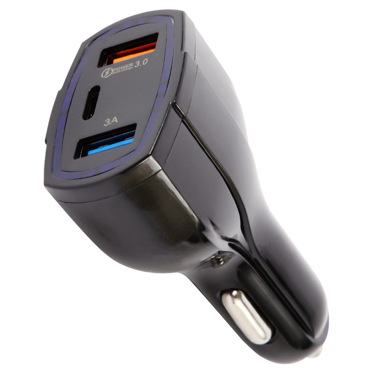 Изображение товара Автомобильное зарядное устройство Red Line 2 USB+Type-C C21 25W QC черный