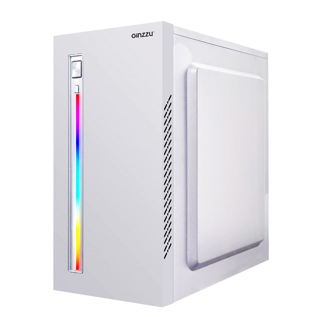 Купить Корпус для компьютера Ginzzu D380 RGB White в каталоге интернет  магазина М.Видео по выгодной цене с доставкой, отзывы, фотографии - Москва