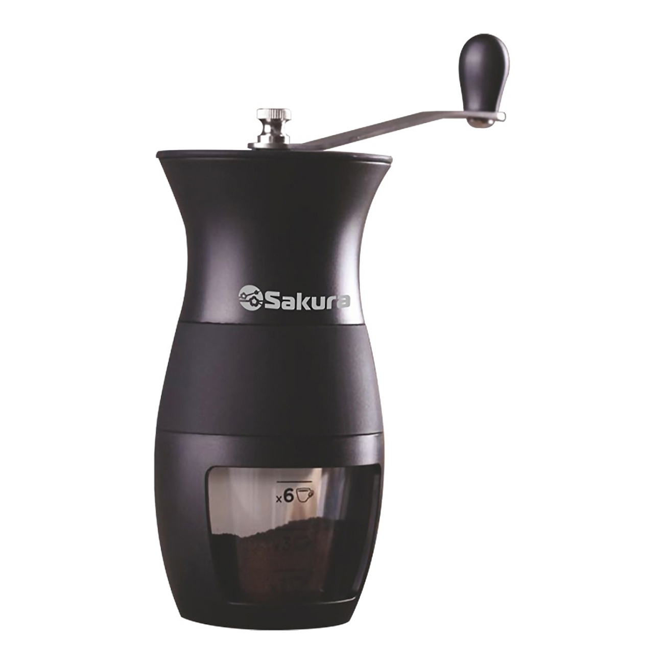 Изображение товара Кофемолка механическая Sakura SA-6159BK