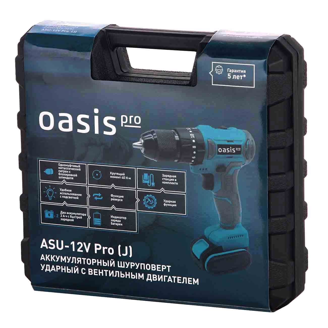 Шуруповерт аккумуляторный Oasis ASU-12V Pro (J)