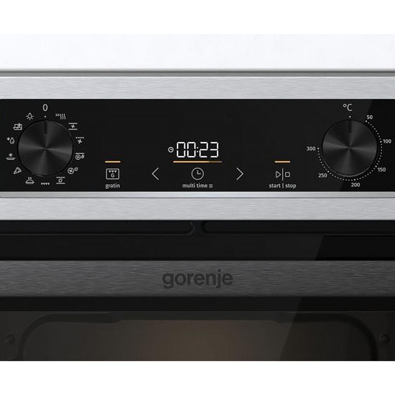 Духовой шкаф gorenje bosb6737e06x нержавеющая сталь черный