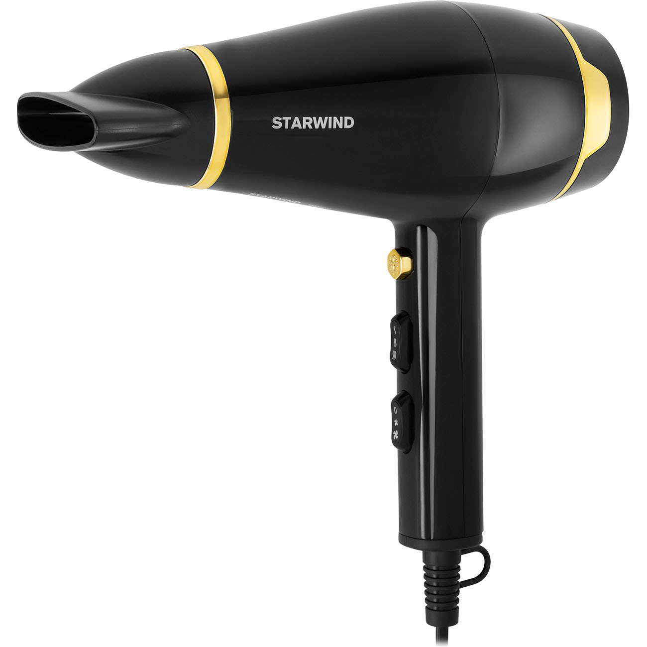 Изображение товара Фен Starwind SHD 6063 черный/хром