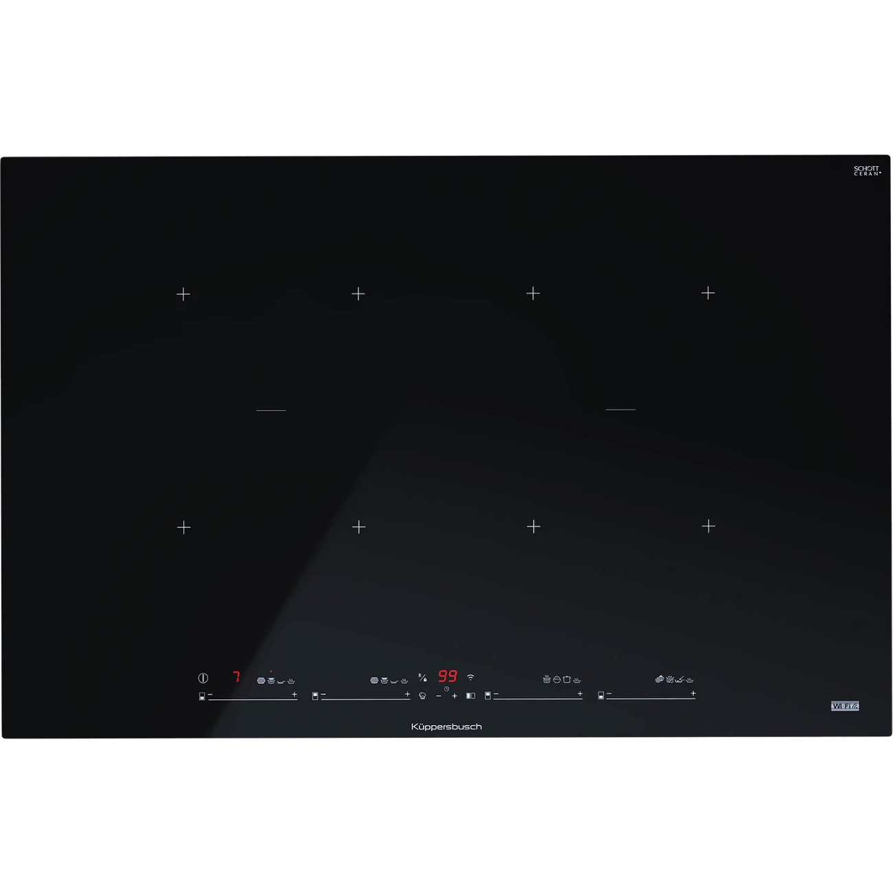 Изображение товара Встраиваемая индукционная панель независимая Kuppersbusch KI 8880.1 SR
