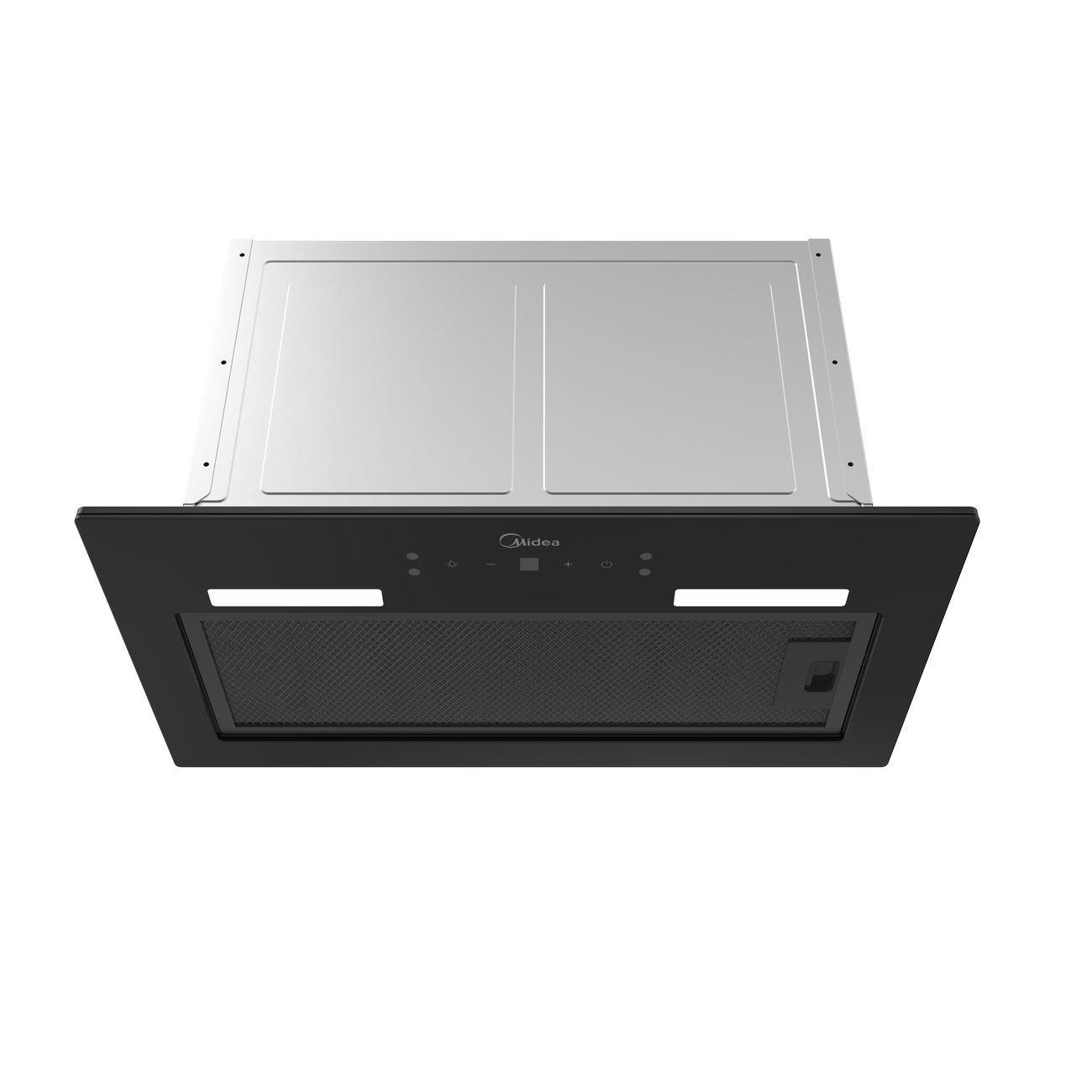 Изображение товара Встроенная вытяжка Midea MH60I550GB с сенсорным управлением и высокой производительностью Изображение товара Встроенная вытяжка Midea MH60I550GB с сенсорным управлением и высокой производительностью