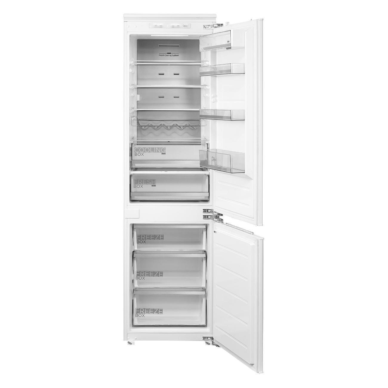 Изображение товара Встраиваемый холодильник комби Midea MDRE416FGE01M Изображение товара Встраиваемый холодильник комби Midea MDRE416FGE01M