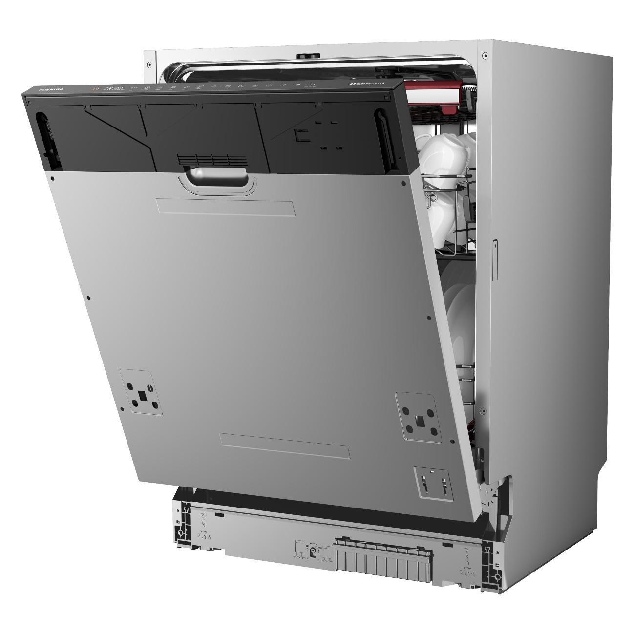 Изображение товара Встраиваемая посудомоечная машина Toshiba DW-14B4(B)-RU 14 комплектов 44 дБ Изображение товара Встраиваемая посудомоечная машина Toshiba DW-14B4(B)-RU 14 комплектов 44 дБ