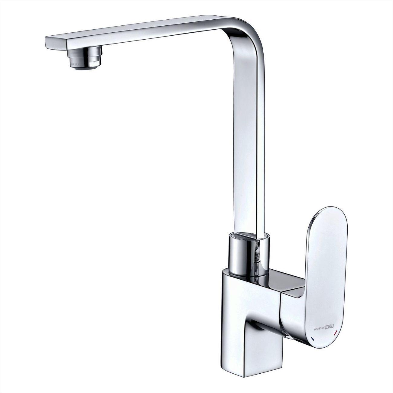 Изображение товара Смеситель WasserKraft Dinkel 5807 для кухни с поворотным изливом