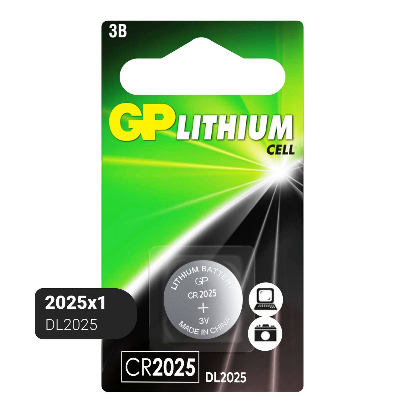 Изображение товара Батарея GP Lithium CR2025 1 шт