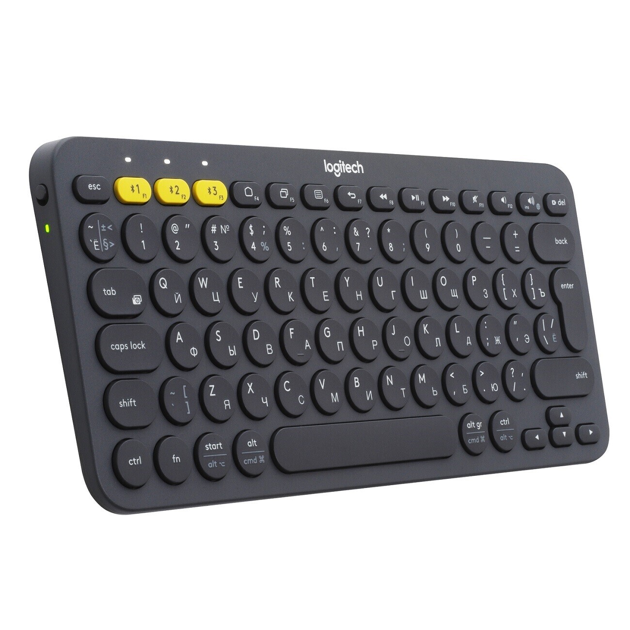 Купить Клавиатура беспроводная Logitech K380 Dark Gray (920-007584) в  каталоге интернет магазина М.Видео по выгодной цене с доставкой, отзывы,  фотографии - Москва