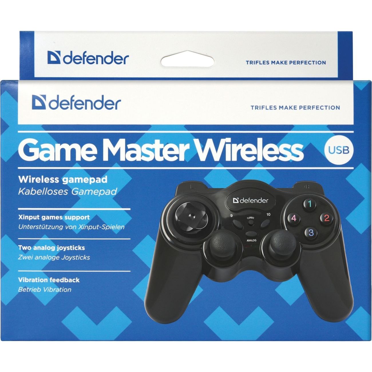 Купить Геймпад Defender Game Master Wireless (64257) в каталоге интернет  магазина М.Видео по выгодной цене с доставкой, отзывы, фотографии - Москва