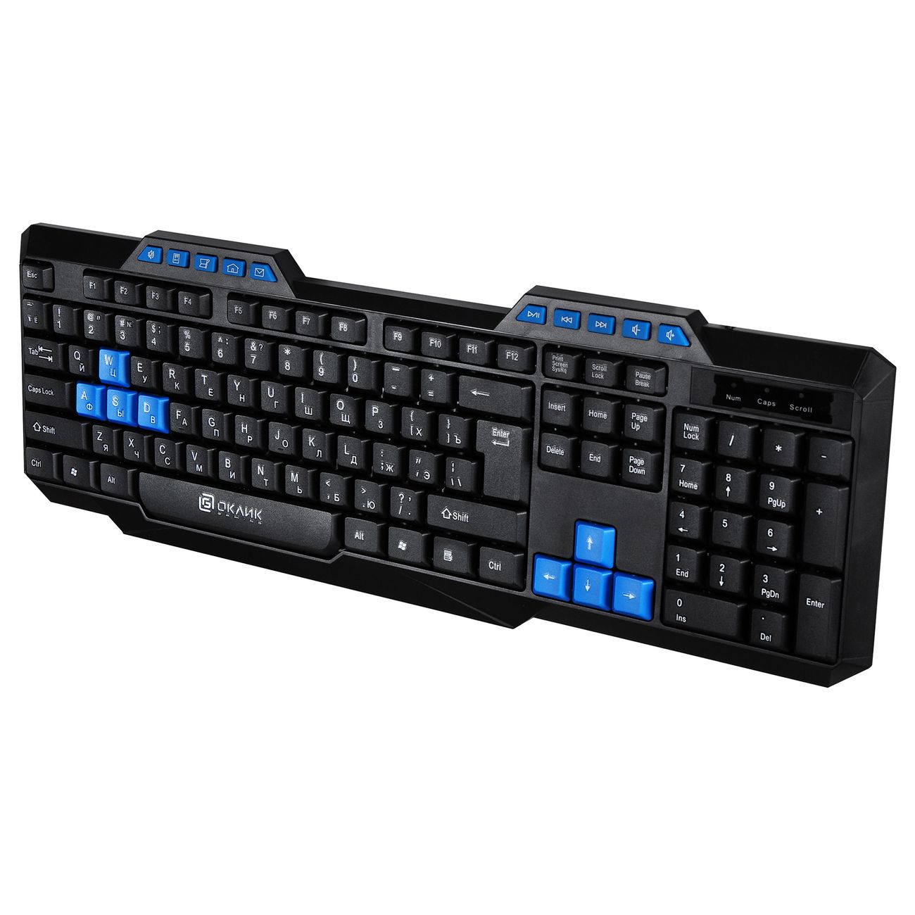 Oklick gaming. Оклик 750g. Oklick 750g Black Blue. Oklick 750 клавиатура с подсветкой.