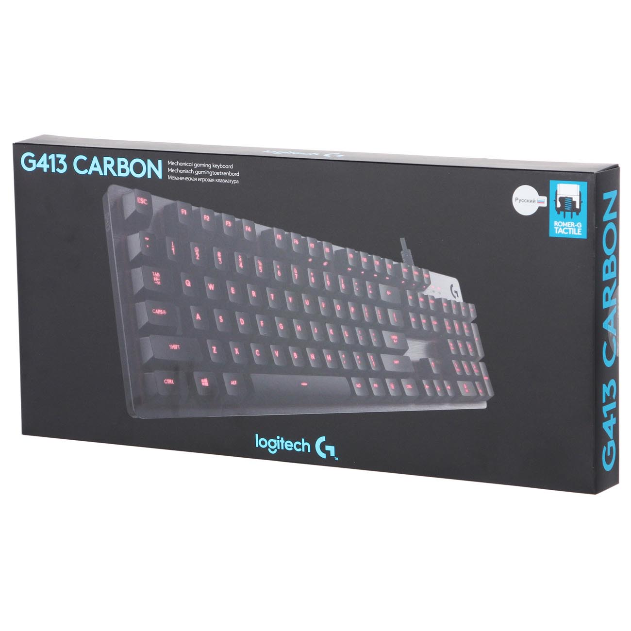 Купить Игровая клавиатура Logitech G413 Mechanical Gaming Keyboard  (920-008309) (русская раскладка) в каталоге интернет магазина М.Видео по  выгодной цене с доставкой, отзывы, фотографии - Москва