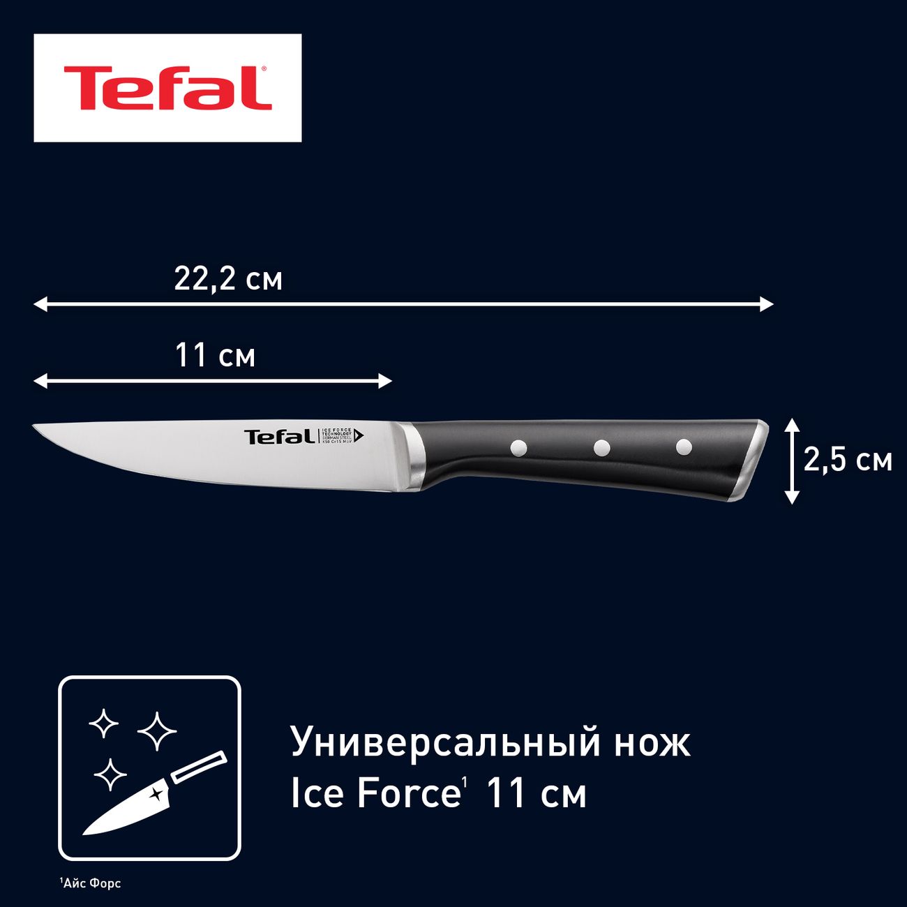 Нож со скошенным лезвием 75мм, пластиковая ручка, 180мм.