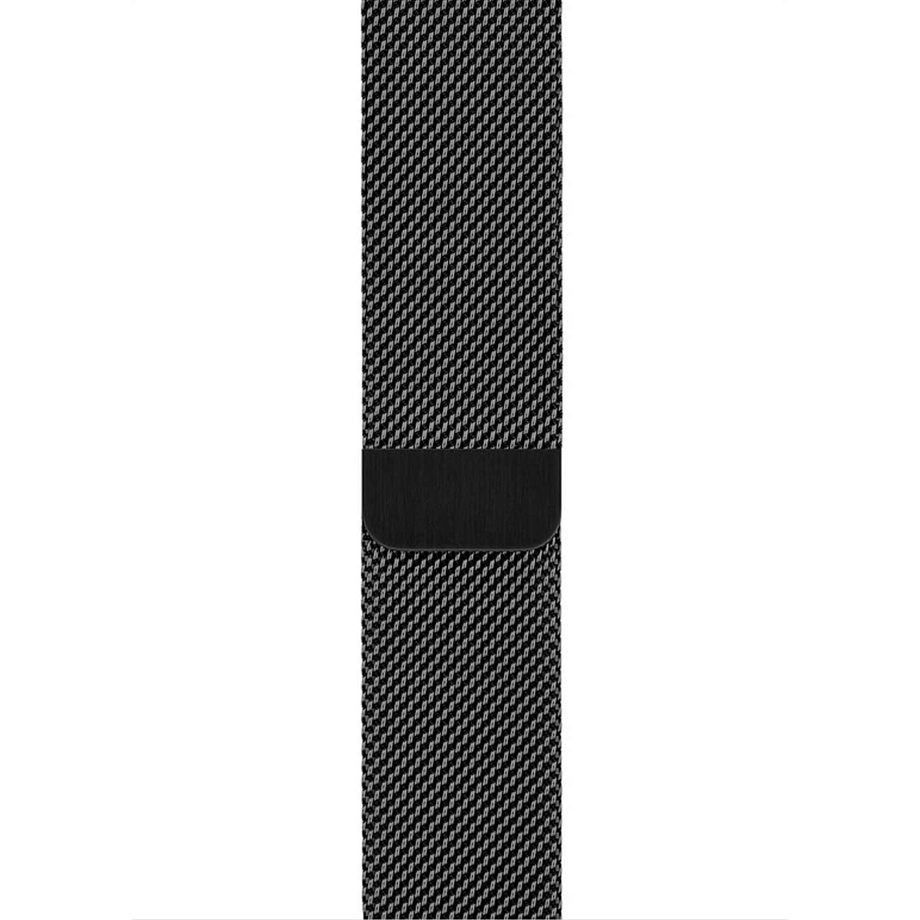 Space black stainless steel milanese loop online