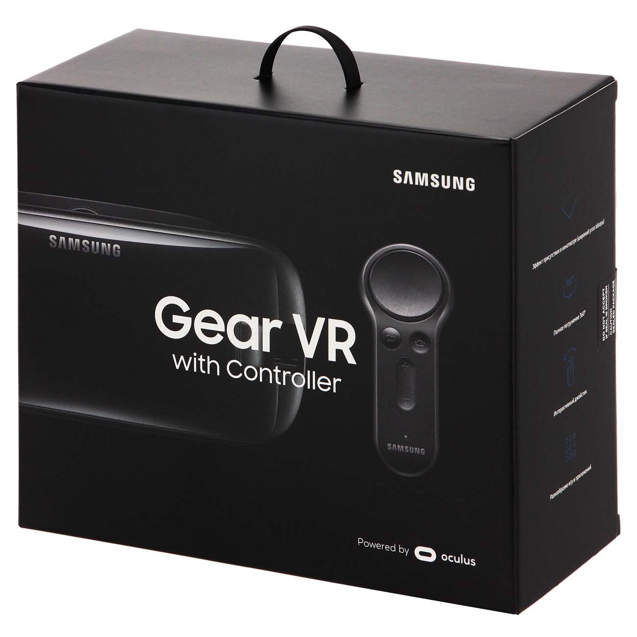 Купить Очки виртуальной реальности Samsung Gear VR w/controller + Type-C,  Dark Blue(SM-R325) в каталоге интернет магазина М.Видео по выгодной цене с  доставкой, отзывы, фотографии - Москва