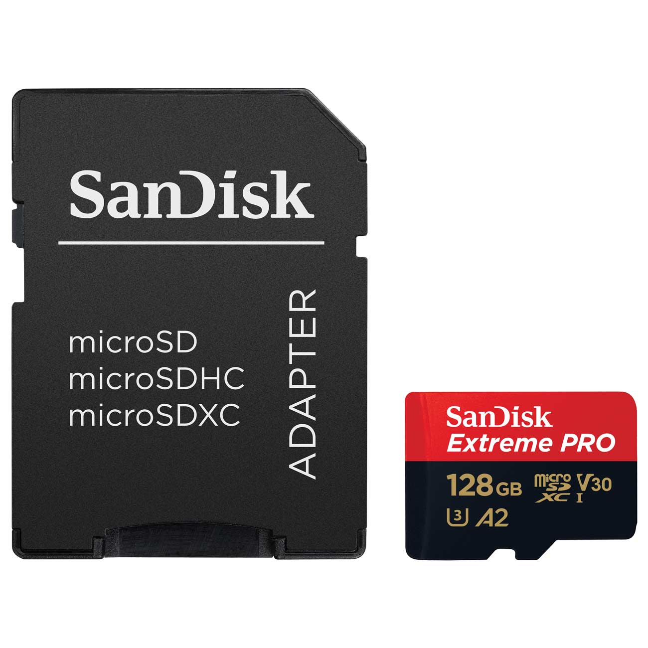 Купить Карта памяти MicroSD SanDisk 128GB ExtremePro UHS-I U3  V30(SDSQXCY-128G-GN6MA) в каталоге интернет магазина М.Видео по выгодной  цене с доставкой, отзывы, фотографии - Москва