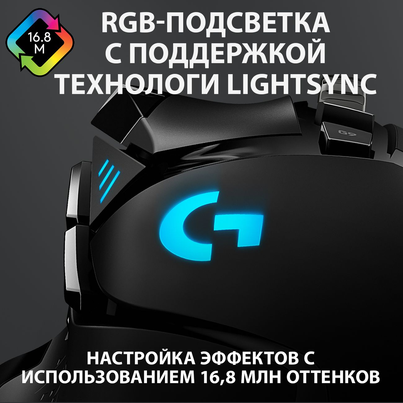 Игровая мышь Logitech G502 HERO (910-005470)