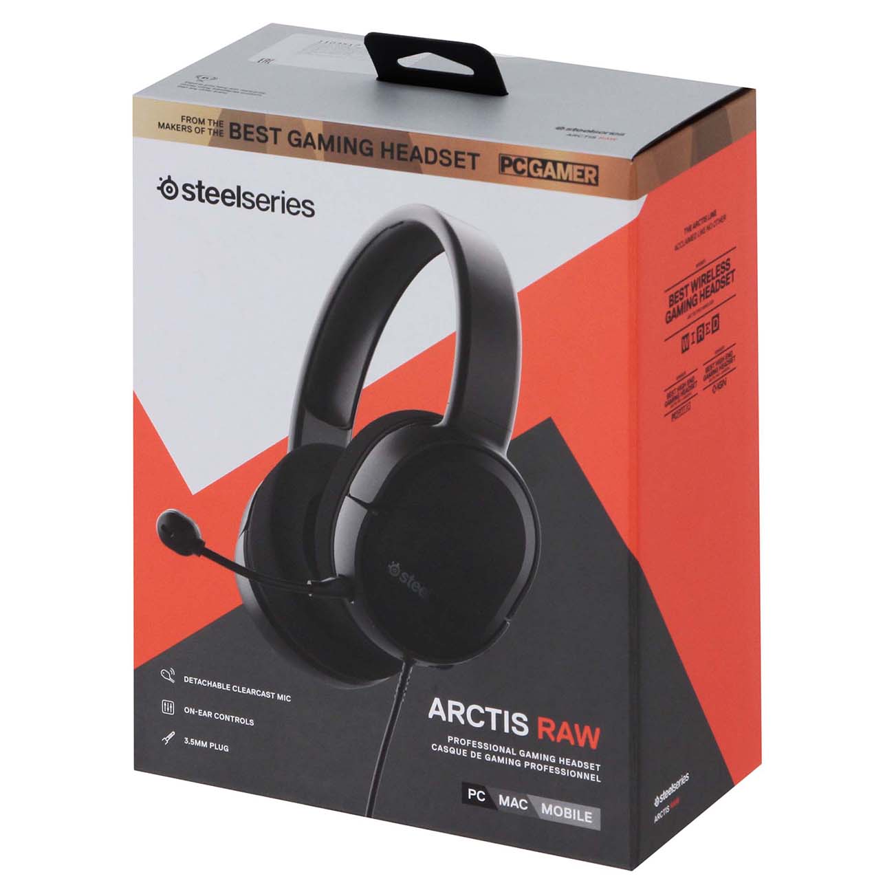 Купить Игровые наушники Steelseries Arctis Raw (61496) в каталоге интернет  магазина М.Видео по выгодной цене с доставкой, отзывы, фотографии - Москва