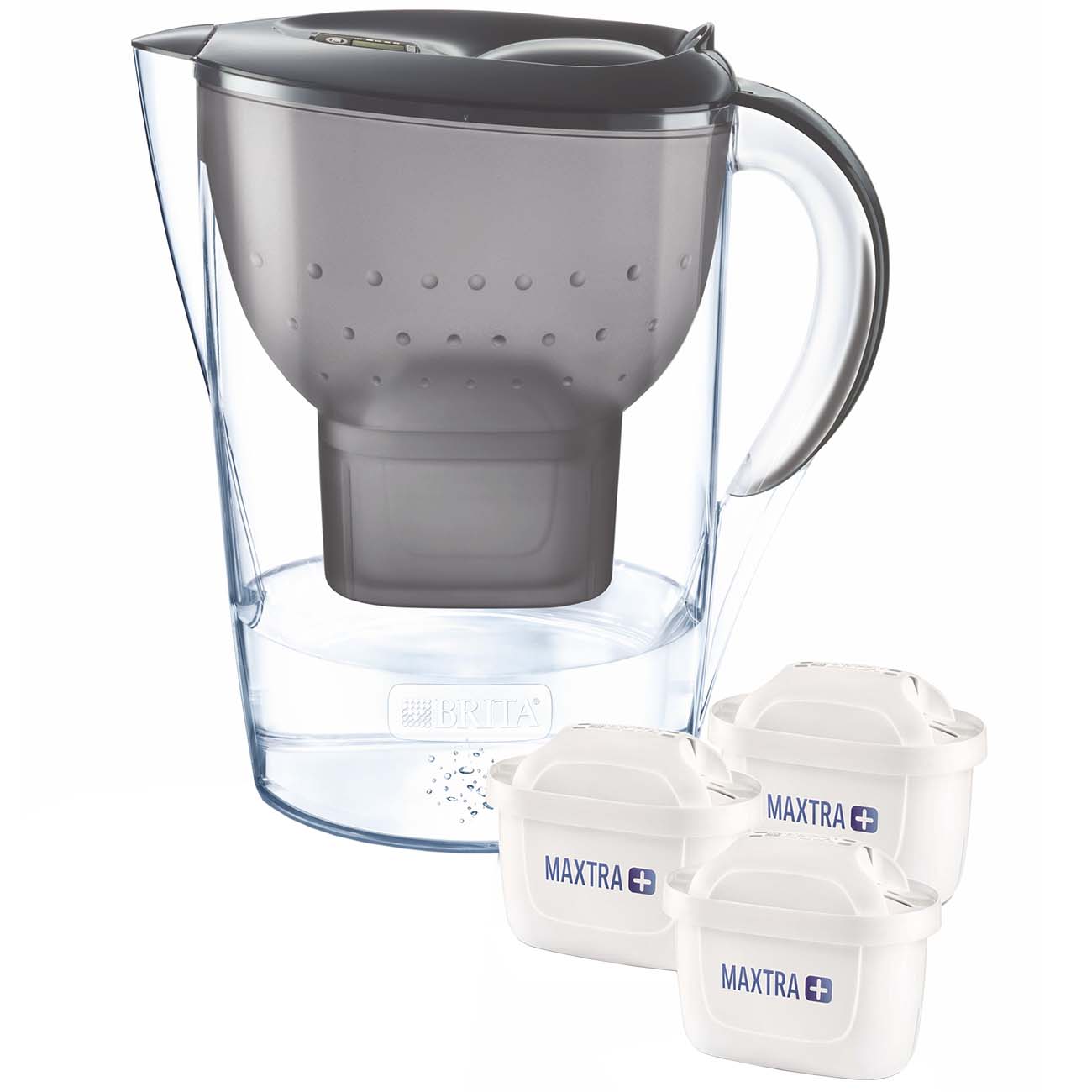 Изображение товара Фильтр для очистки воды BRITA Marella XL 3,5л графит + 3MAXTRA+Универсальные