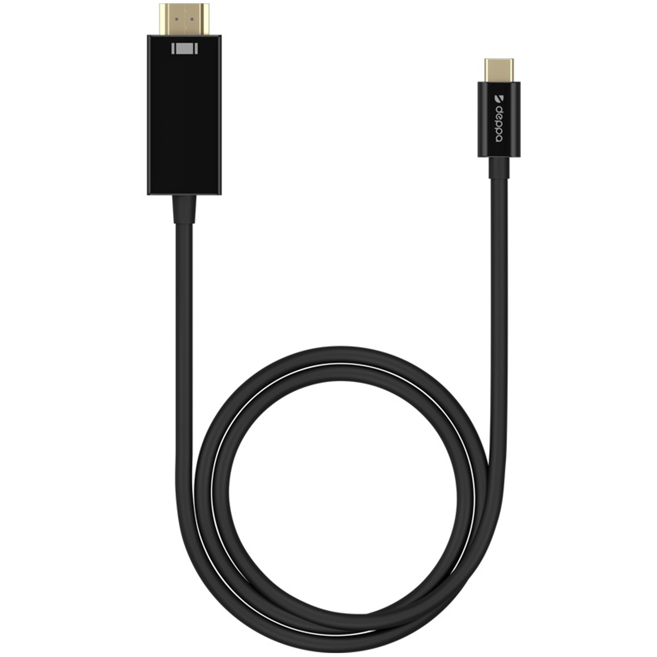 Купить Кабель USB Type-C Deppa USB-C/HDMI 1,8m Black (72279) в каталоге  интернет магазина М.Видео по выгодной цене с доставкой, отзывы, фотографии  - Москва