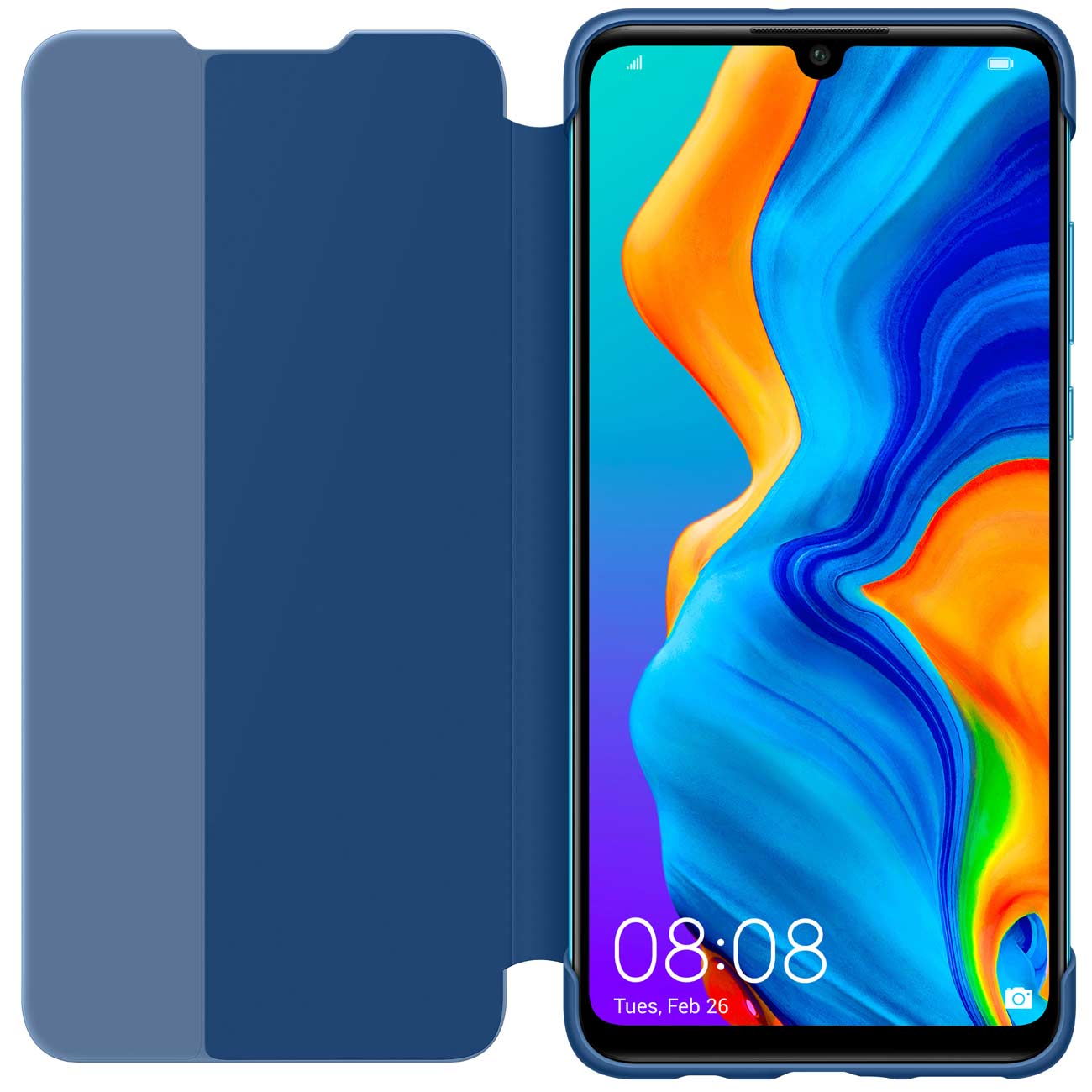 Чехол HUAWEI SmartView Flip Cover для P30 Lite Blue - отзывы покупателей и  владельцев | М.Видео - Москва