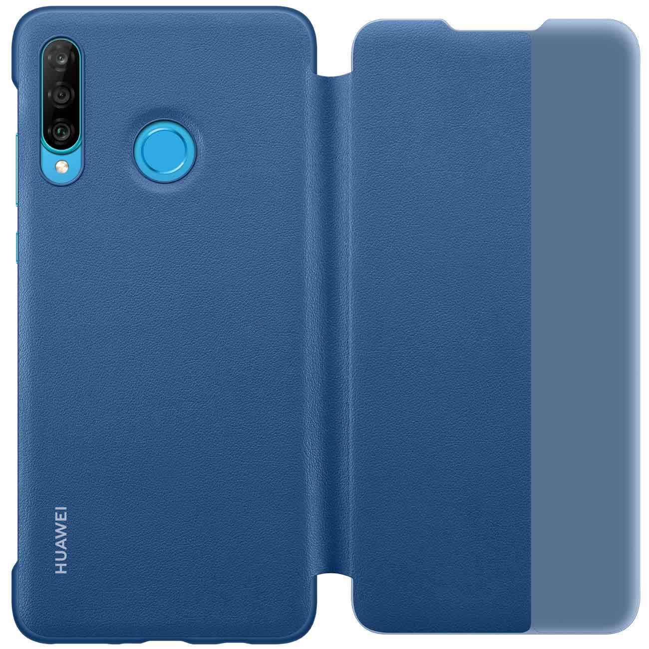 Чехол HUAWEI SmartView Flip Cover для P30 Lite Blue - отзывы покупателей и  владельцев | М.Видео - Москва