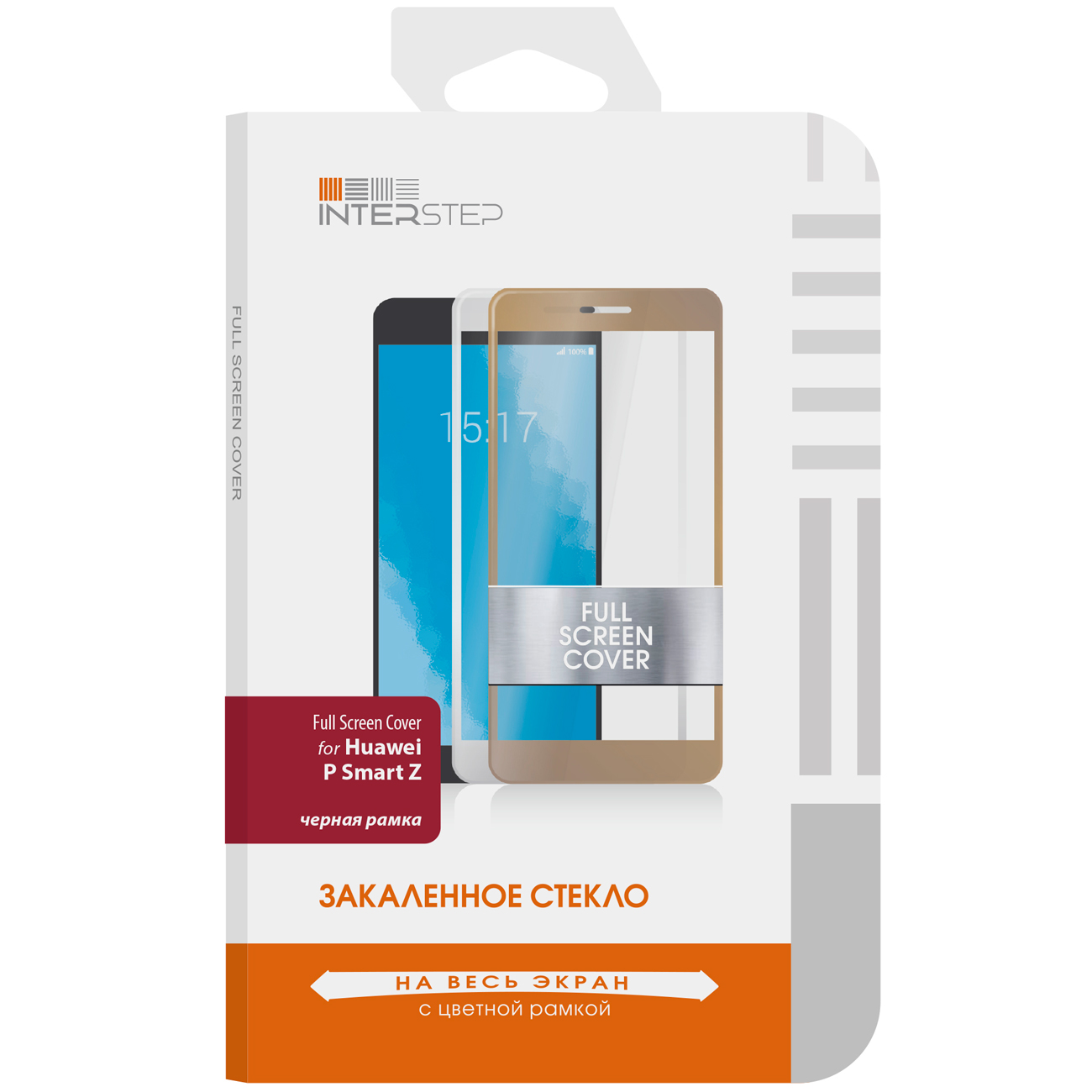 Изображение товара Защитное стекло InterStep FSC для Huawei P Smart Z, Black Fr. Изображение товара Защитное стекло InterStep FSC для Huawei P Smart Z, Black Fr.