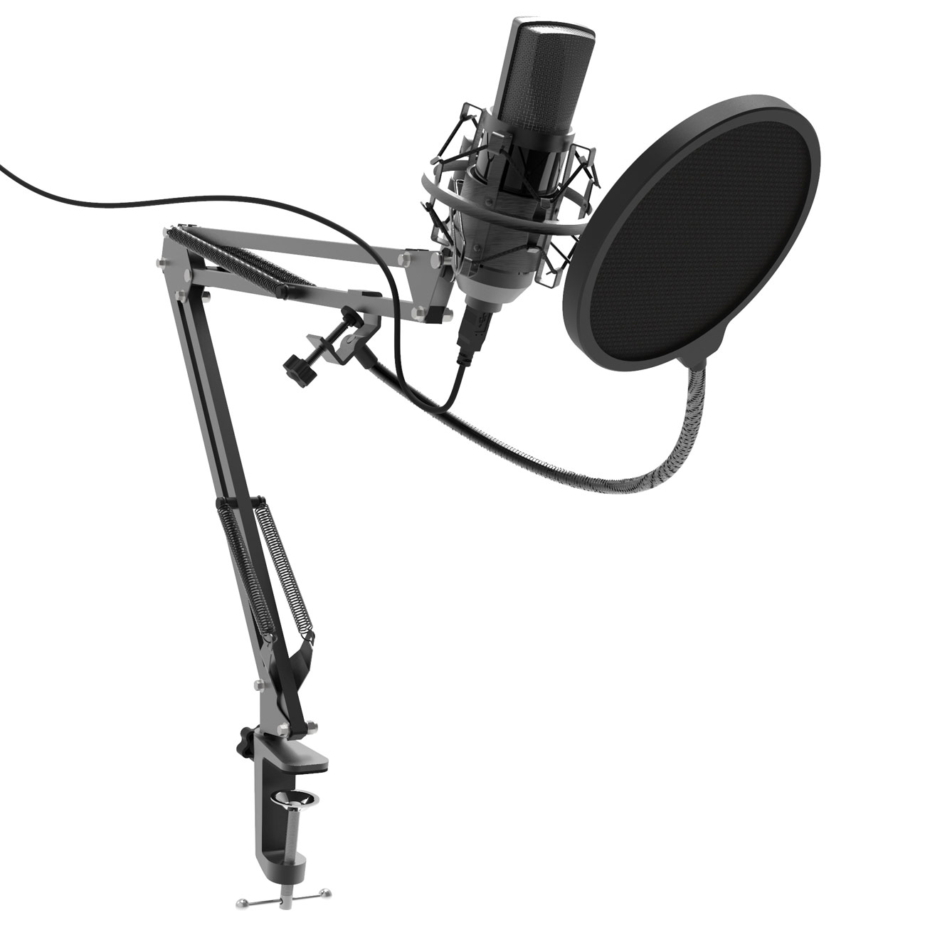 Изображение товара Игровой микрофон для компьютера Ritmix RDM-180 черный