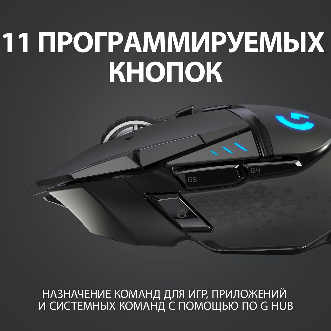 Купить Игровая мышь Logitech G502 Lightspeed Wireless (910-005567) в  каталоге интернет магазина М.Видео по выгодной цене с доставкой, отзывы,  фотографии - Москва