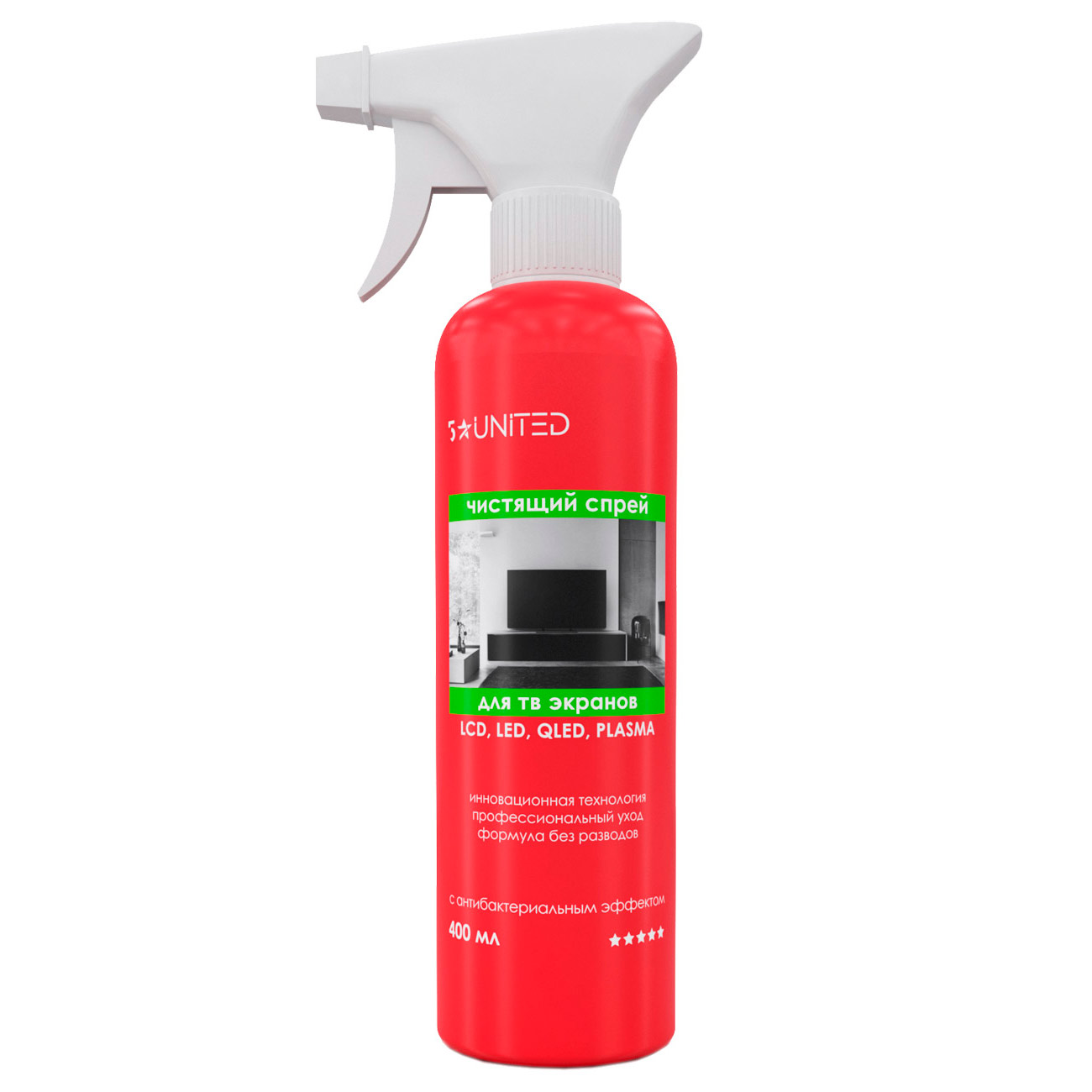 Изображение товара Чистящее средство для ТВ 5 Star United 410 спрей для экранов 400мл