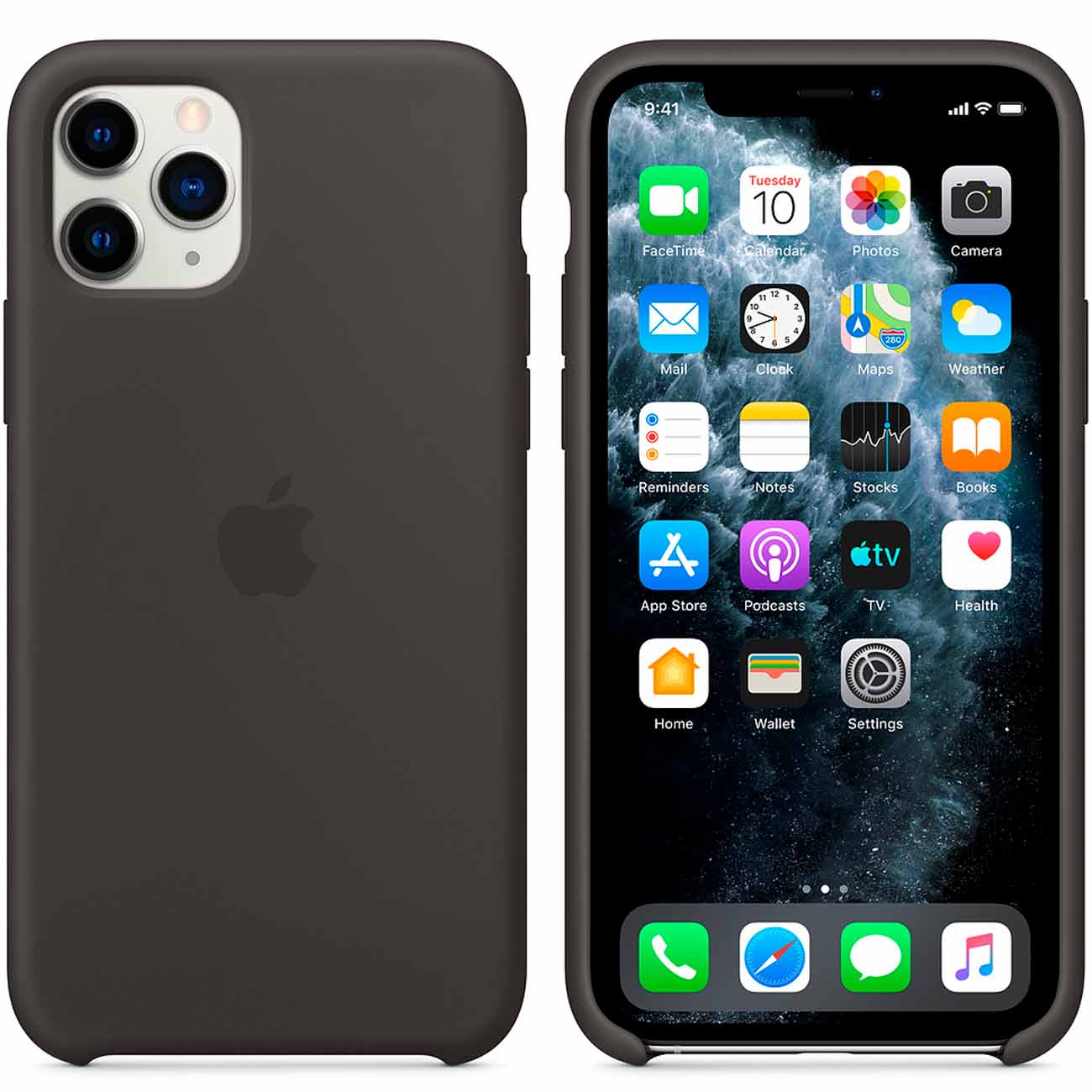 Купить Чехол Apple iPhone 11 Pro Silicone Case Black в каталоге интернет  магазина М.Видео по выгодной цене с доставкой, отзывы, фотографии - Москва