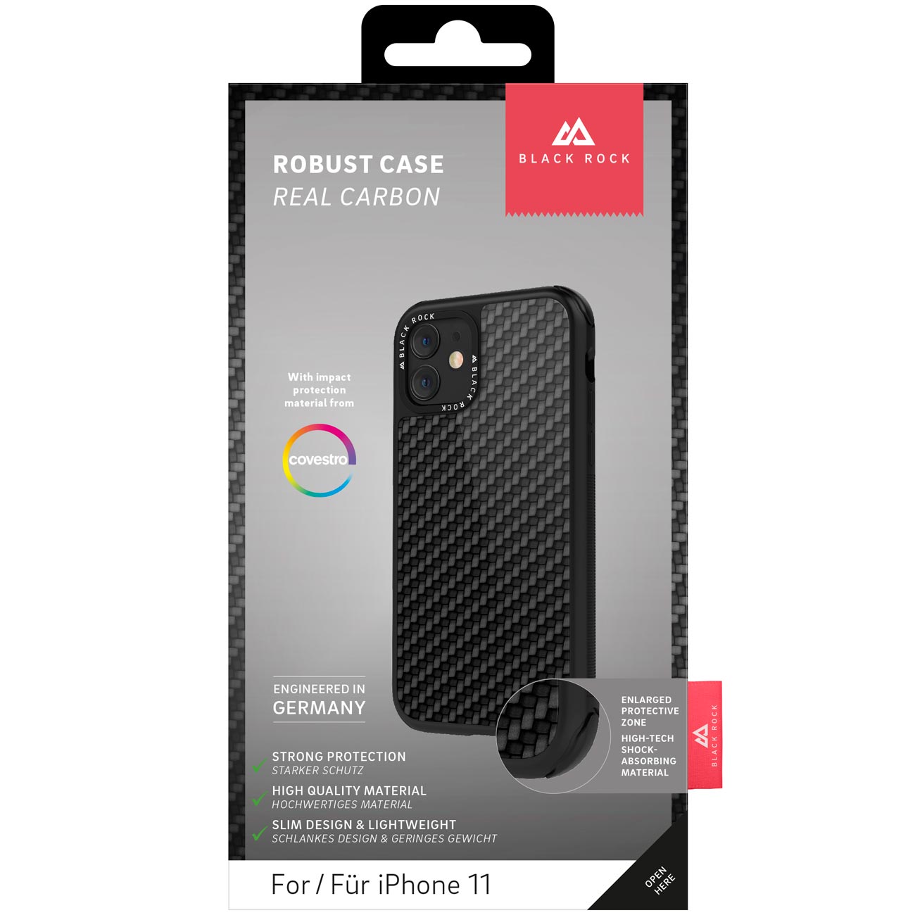 Купить Чехол Black Rock Robust Case Real Carbon iPhone 11 черный в каталоге  интернет магазина М.Видео по выгодной цене с доставкой, отзывы, фотографии  - Москва