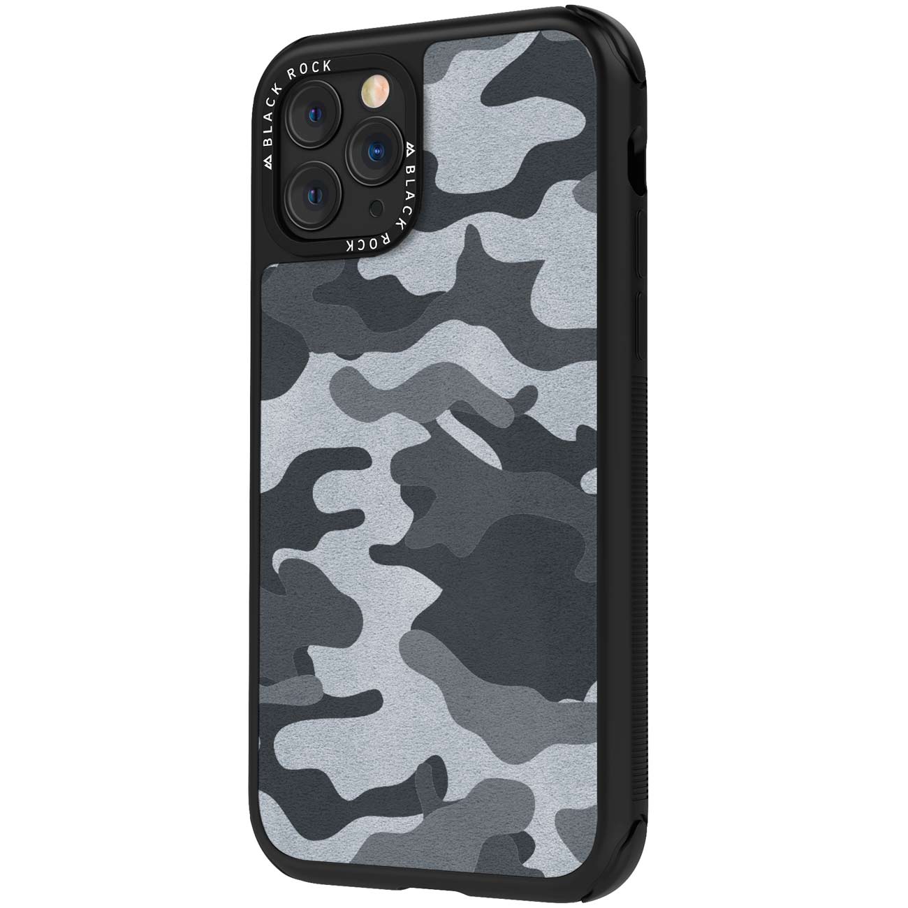 Black Rock Robust Case Real Leather Camo iPhone 11