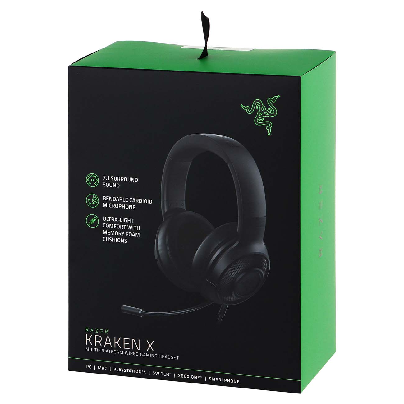 Купить Игровые наушники Razer Kraken X (RZ04-02890100-R3M1) в каталоге  интернет магазина М.Видео по выгодной цене с доставкой, отзывы, фотографии  - Москва