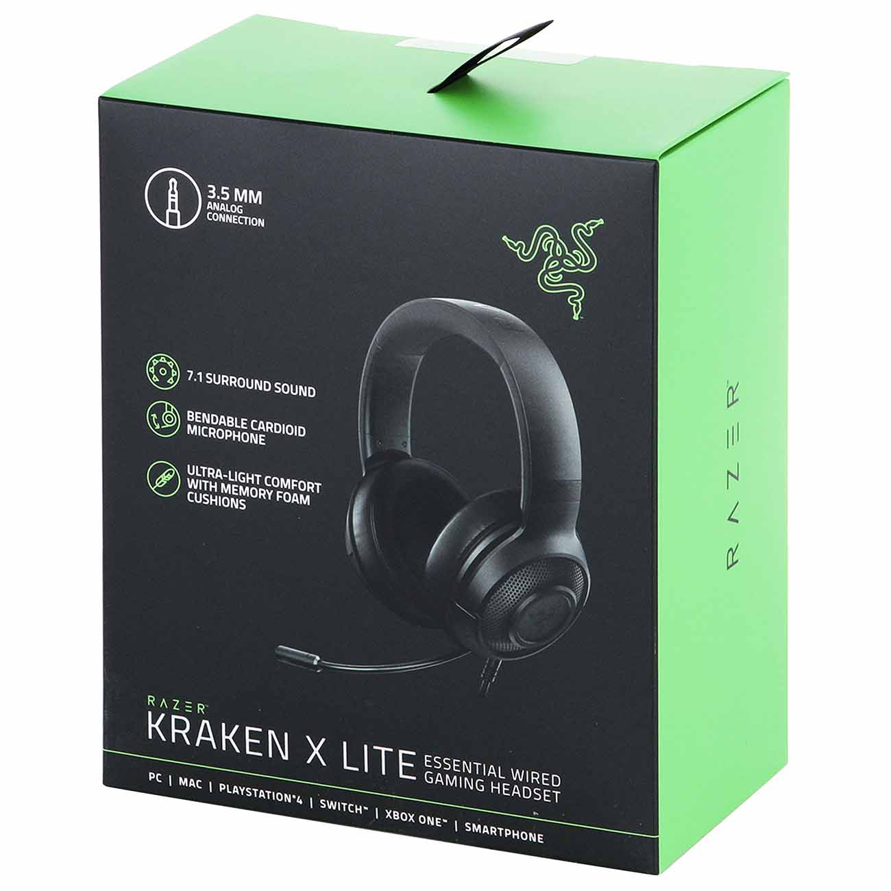 Купить Игровые наушники Razer Kraken X Lite (RZ04-02950100-R381) в каталоге  интернет магазина М.Видео по выгодной цене с доставкой, отзывы, фотографии  - Москва