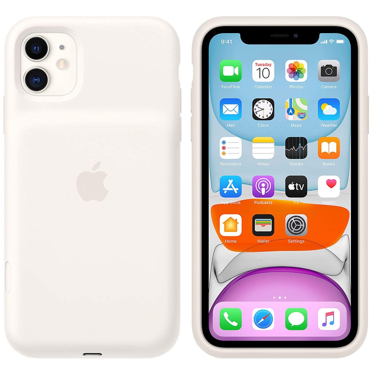 Купить Чехол-аккумулятор Apple iPhone 11 Smart Battery Case WL Charging  White в каталоге интернет магазина М.Видео по выгодной цене с доставкой,  отзывы, фотографии - Москва