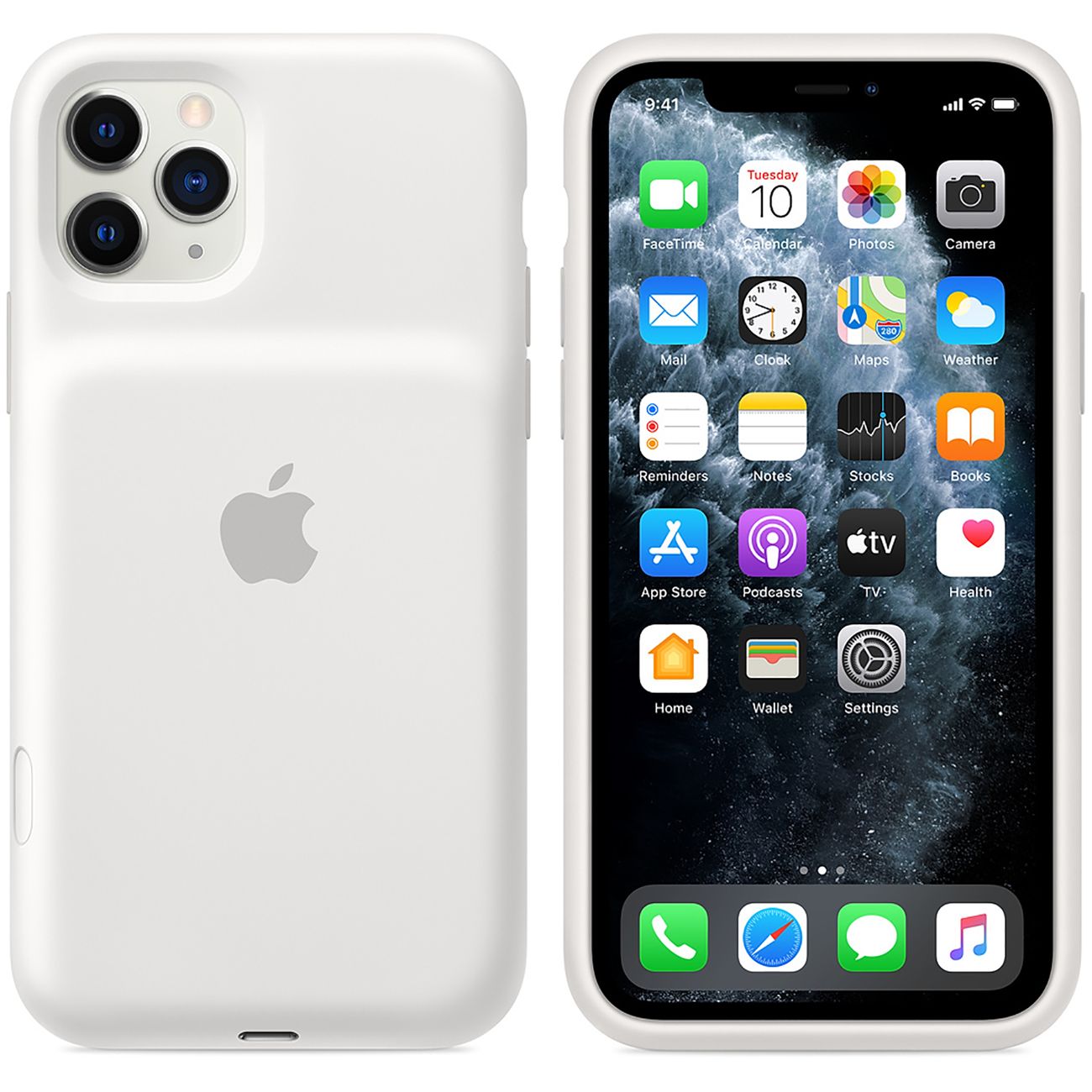 Купить Чехол-аккумулятор Apple iPhone 11 Pro Smart Battery Case WL Chrg  White в каталоге интернет магазина М.Видео по выгодной цене с доставкой,  отзывы, фотографии - Москва