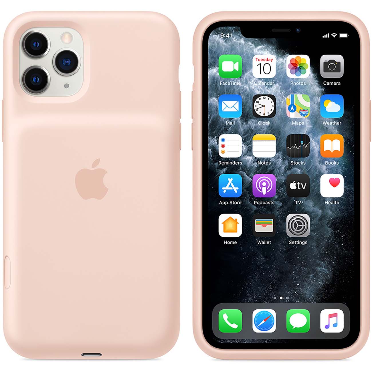 Купить Чехол-аккумулятор Apple iPhone 11 Pro Smart Battery Case WLChrg Pink  Sand в каталоге интернет магазина М.Видео по выгодной цене с доставкой,  отзывы, фотографии - Москва