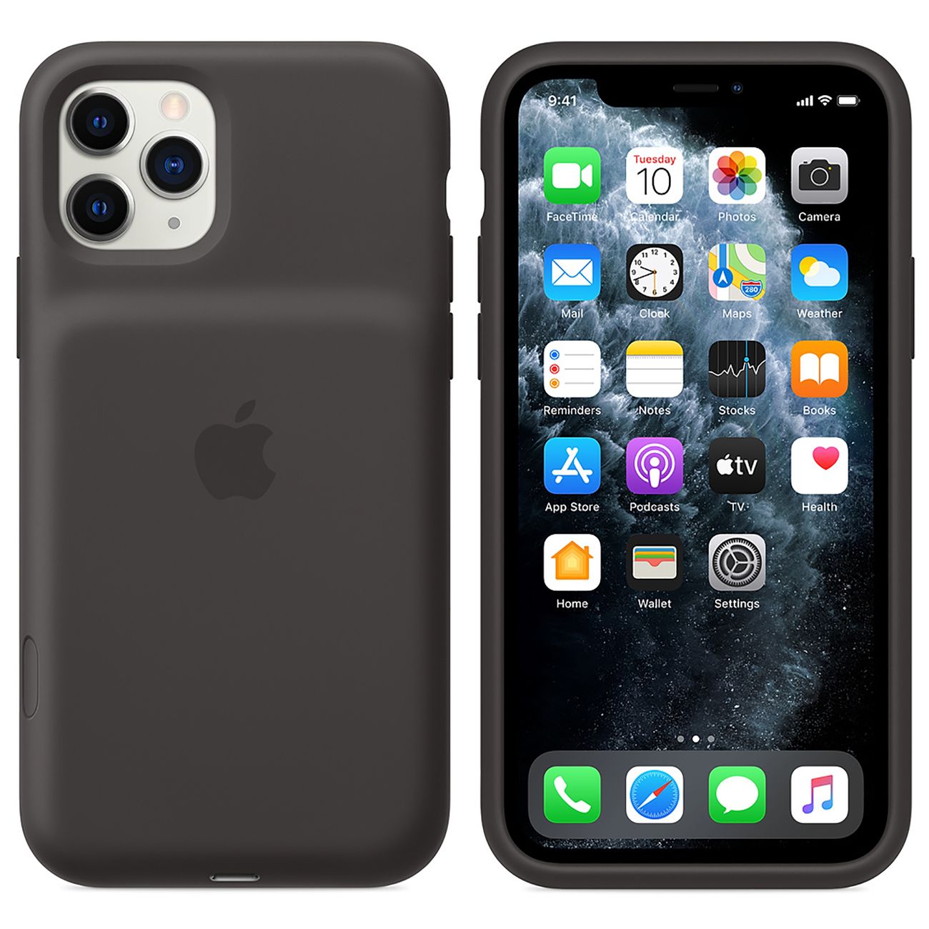 Купить Чехол-аккумулятор Apple iPhone 11 Pro Max Smart Battery Case WLChrg  Black в каталоге интернет магазина М.Видео по выгодной цене с доставкой,  отзывы, фотографии - Москва