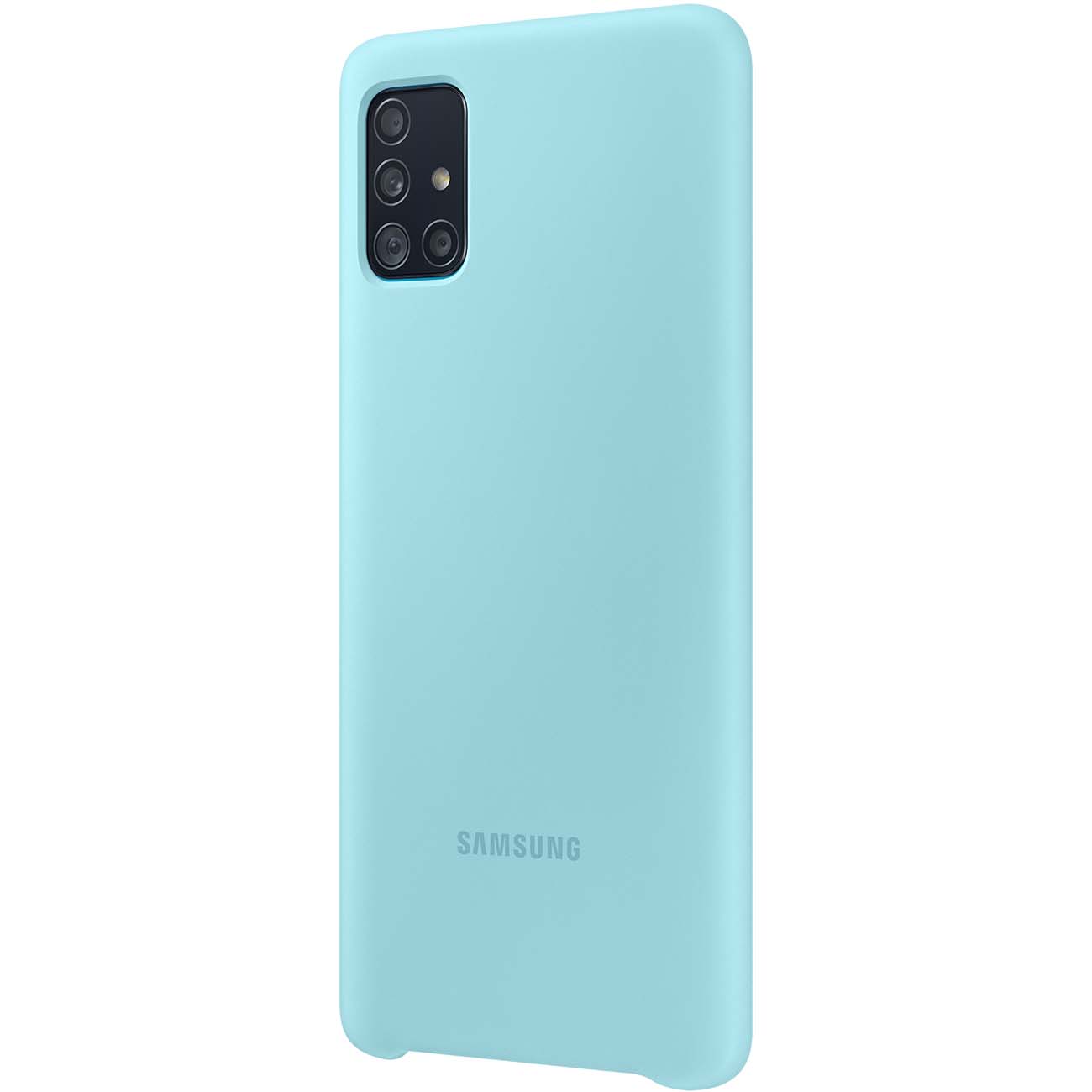 Купить Чехол Samsung Silicone Cover для A51, Blue в каталоге интернет  магазина М.Видео по выгодной цене с доставкой, отзывы, фотографии - Москва