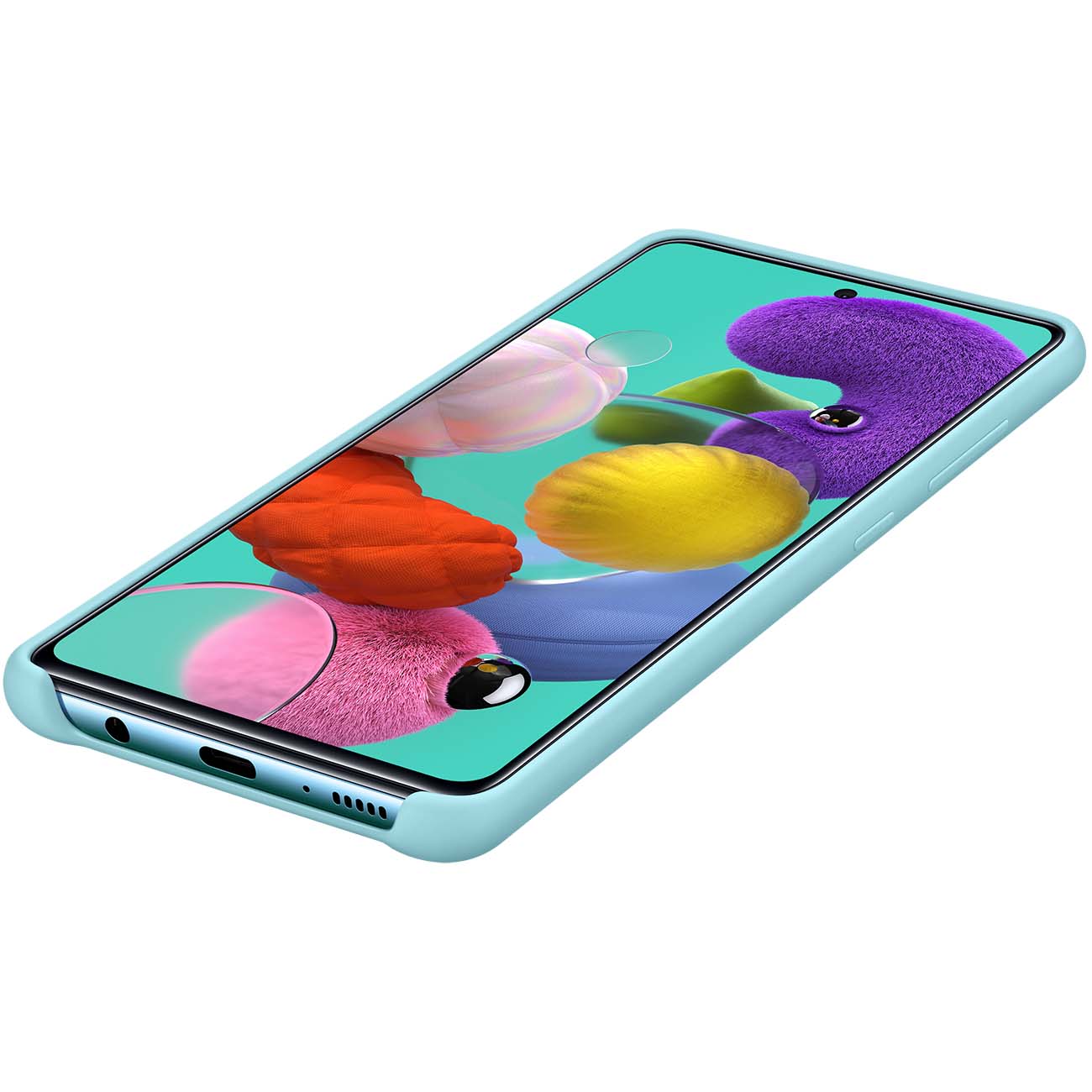 Купить Чехол Samsung Silicone Cover для A51, Blue в каталоге интернет  магазина М.Видео по выгодной цене с доставкой, отзывы, фотографии - Москва