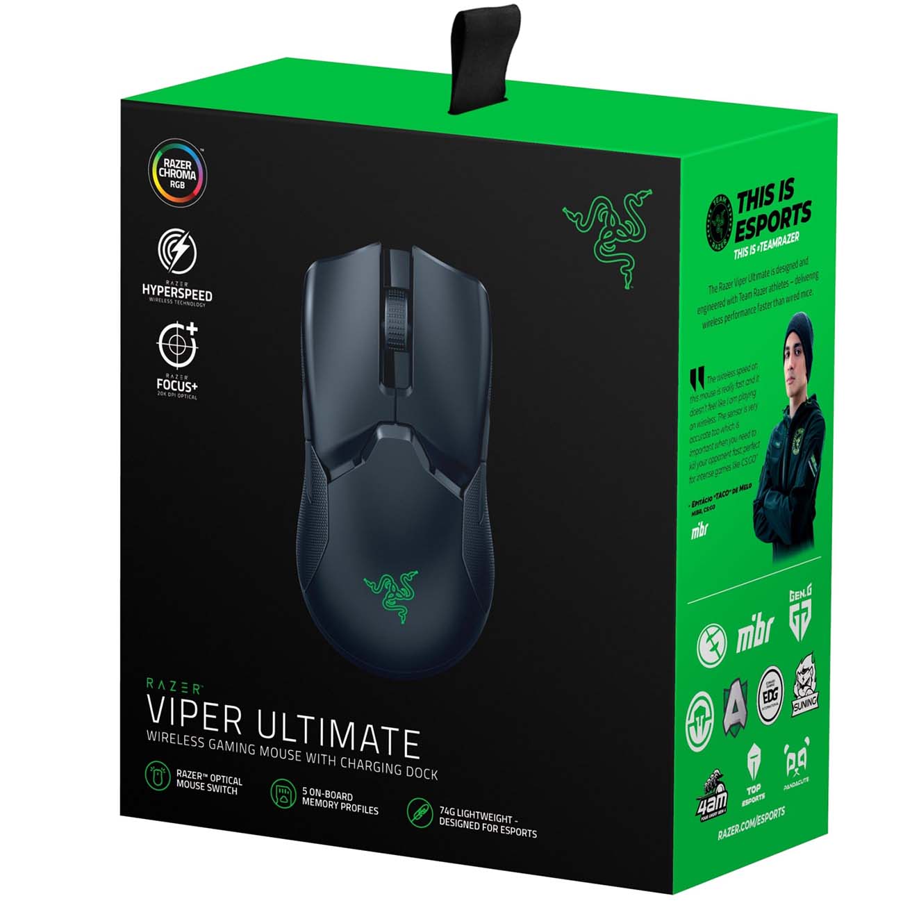 Купить Игровая мышь Razer Viper Ultimate RZ01-03050100-R3G1 в каталоге  интернет магазина М.Видео по выгодной цене с доставкой, отзывы, фотографии  - Москва