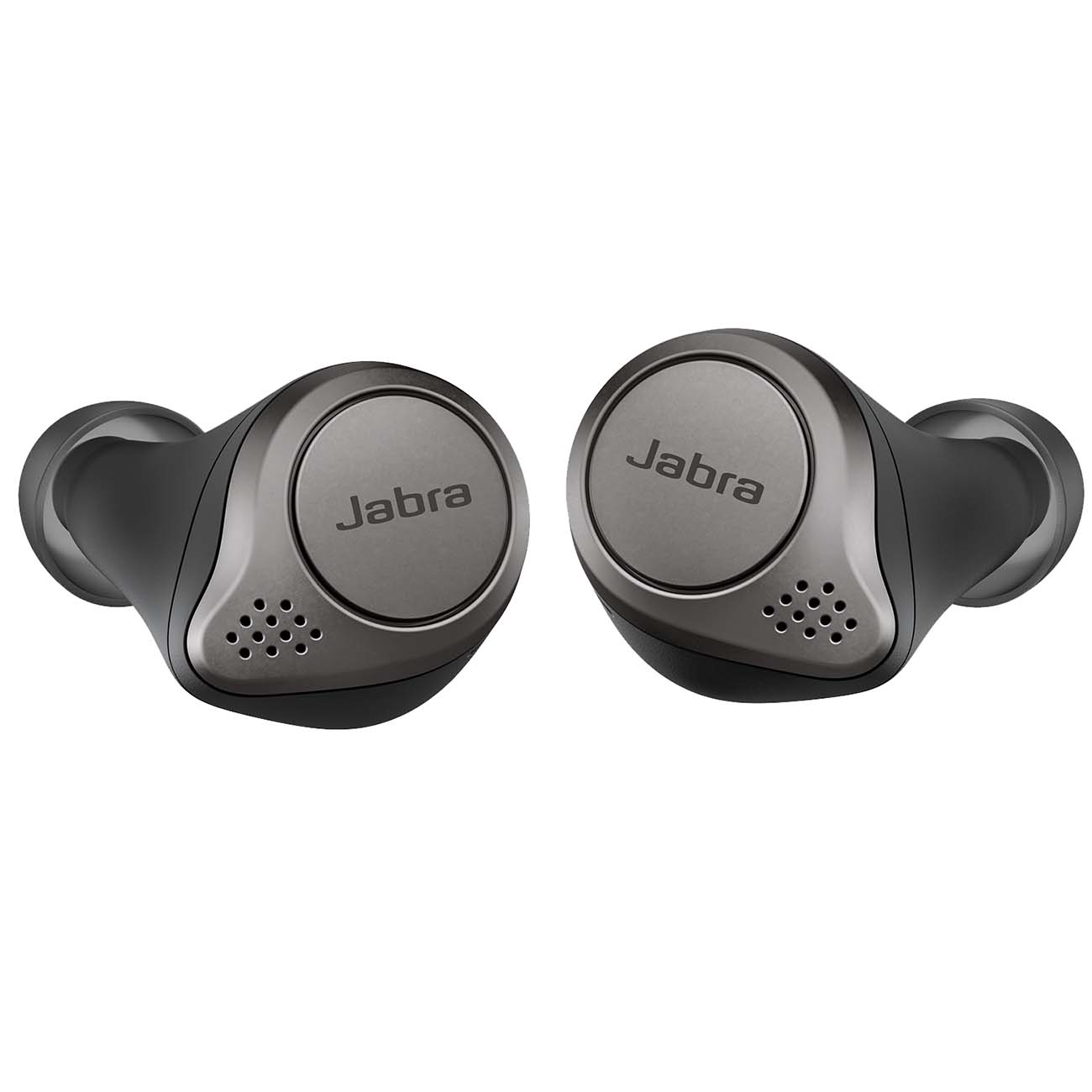 Купить Наушники True Wireless Jabra Elite 75t Titanium Black  (100-99090000-60) в каталоге интернет магазина М.Видео по выгодной цене с  доставкой, отзывы, фотографии - Москва