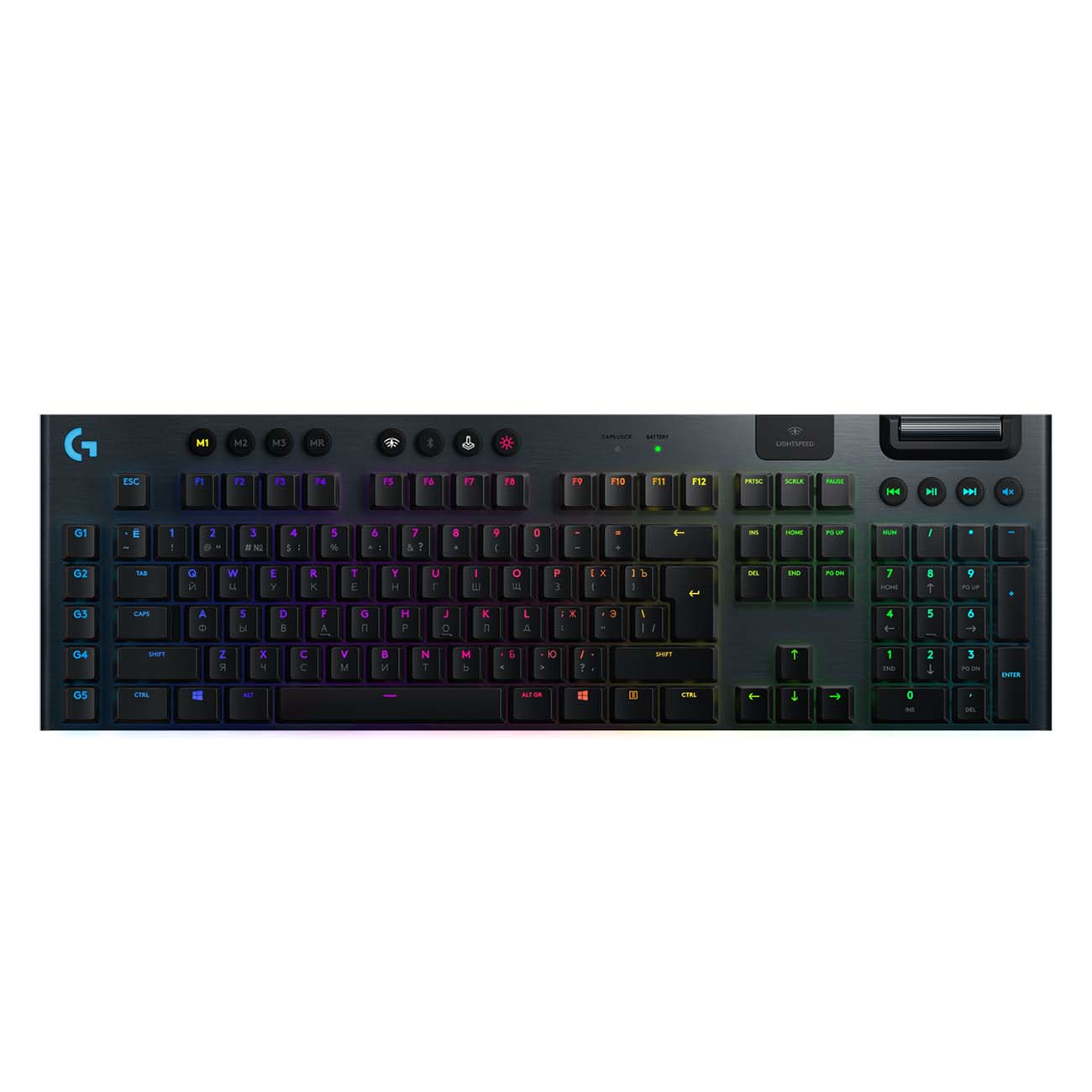 Купить Игровая клавиатура Logitech G915 Tactile (920-008909) (русская  раскладка) в каталоге интернет магазина М.Видео по выгодной цене с  доставкой, отзывы, фотографии - Москва